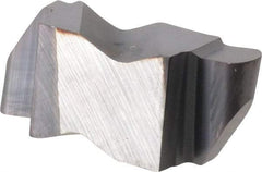 Kennametal - 3062NRP Grade KC5010, 3.18mm Cutting Width Carbide Grooving Insert - 3.81mm Max Depth of Cut, Right Hand, 1.59mm Corner Radius, TiAlN Finish - Benchmark Tooling