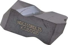 Kennametal - NDC310 Grade KC5025, Internal/External API Round Threading Insert - 10 TPI Int Pitch, Left Hand Insert, TiAlN Finish, Carbide - Benchmark Tooling