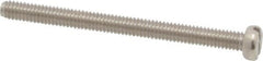 Value Collection - M2.5x0.45 Metric Coarse, 30mm Length Under Head Slotted Drive Machine Screw - Fillister Head, Grade 18-8 & A2 Stainless Steel, Uncoated, Without Washer - Benchmark Tooling