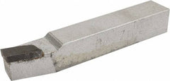 Interstate - 7/16 x 7/16" Shank, Lead Angle Turning Single Point Tool Bit - BR-7, Grade C2 - Exact Industrial Supply