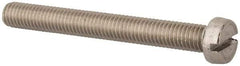 Value Collection - M8x1.25 Metric Coarse, 70mm Length Under Head Slotted Drive Machine Screw - Fillister Head, Grade 18-8 & A2 Stainless Steel, Uncoated, Without Washer - Benchmark Tooling