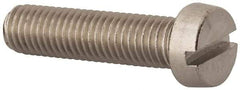 Value Collection - M10x1.50 Metric Coarse, 40mm Length Under Head Slotted Drive Machine Screw - Fillister Head, Grade 18-8 & A2 Stainless Steel, Uncoated, Without Washer - Benchmark Tooling