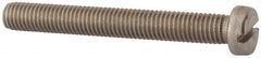 Value Collection - M10x1.50 Metric Coarse, 80mm Length Under Head Slotted Drive Machine Screw - Fillister Head, Grade 18-8 & A2 Stainless Steel, Uncoated, Without Washer - Benchmark Tooling