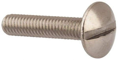 Value Collection - M4x0.70 Metric Coarse, 20mm Length Under Head Slotted Drive Machine Screw - Truss Head, Grade 18-8 & A2 Stainless Steel, Uncoated, Without Washer - Benchmark Tooling