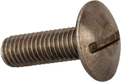 Value Collection - M8x1.25 Metric Coarse, 25mm Length Under Head Slotted Drive Machine Screw - Truss Head, Grade 18-8 & A2 Stainless Steel, Uncoated, Without Washer - Benchmark Tooling