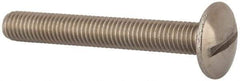 Value Collection - M8x1.25 Metric Coarse, 60mm Length Under Head Slotted Drive Machine Screw - Truss Head, Grade 18-8 & A2 Stainless Steel, Uncoated, Without Washer - Benchmark Tooling