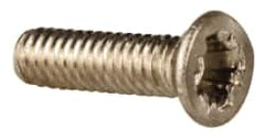 Value Collection - M2x0.40 Metric Coarse, 8mm OAL Pozidriv Drive Machine Screw - Flat Head, Grade 18-8 & A2 Stainless Steel, Uncoated, Without Washer - Benchmark Tooling