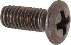 Value Collection - M3x0.50 Metric Coarse, 8mm OAL Phillips Drive Machine Screw - Oval Head, Grade 18-8 & A2 Stainless Steel, Uncoated, Without Washer - Benchmark Tooling