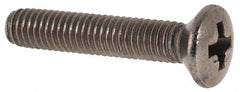 Value Collection - M3x0.50 Metric Coarse, 16mm OAL Phillips Drive Machine Screw - Oval Head, Grade 18-8 & A2 Stainless Steel, Uncoated, Without Washer - Benchmark Tooling