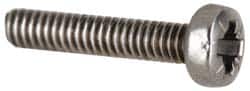 Value Collection - M6x1.00 Metric Coarse, 25mm Length Under Head Pozidriv Drive Machine Screw - Pan Head, Grade 18-8 & A2 Stainless Steel, Uncoated, Without Washer - Benchmark Tooling