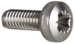 Value Collection - M3x0.50 Metric Coarse, 8mm Length Under Head Pozidriv Drive Machine Screw - Pan Head, Grade 18-8 & A2 Stainless Steel, Uncoated, Without Washer - Benchmark Tooling