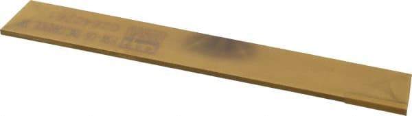 Made in USA - 3/32 Inch Wide x 11/16 Inch High x 5 Inch Long, Tapered Blade, Cutoff Blade - C6 Grade, TiN Coated - Exact Industrial Supply