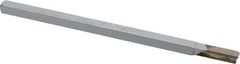 Accupro - 1/4 x 1/4" Shank, Turning Single Point Tool Bit - LT-250, Grade Micrograin - Exact Industrial Supply