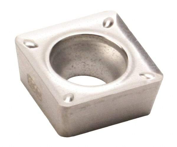Kennametal - SCGT32.52 LD Grade K313 Carbide Turning Insert - Uncoated, 90° Square, 3/8" Inscr Circle, 5/32" Thick, 1/32" Corner Radius - Benchmark Tooling