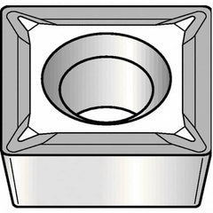 Kennametal - SCMT32.51 11 Grade KT315 Cermet Turning Insert - TiN/TiCN/TiN Finish, 90° Square, 3/8" Inscr Circle, 5/32" Thick, 1/64" Corner Radius - Benchmark Tooling
