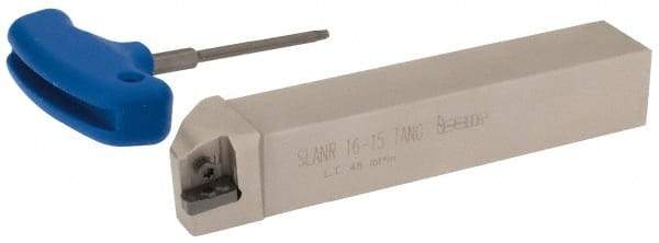 Iscar - SLAN, Right Hand Cut, 1" Shank Height x 1" Shank Width, Negative Rake Indexable Turning Toolholder - 6" OAL, LNMX 1506 Insert Compatibility, Series Isoturn - Benchmark Tooling
