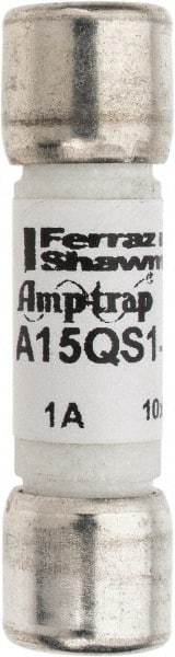 Ferraz Shawmut - 150 VAC/VDC, 1 Amp, Fast-Acting Semiconductor/High Speed Fuse - Clip Mount, 1-1/2" OAL, 100 at AC, 50 at DC kA Rating, 13/32" Diam - Benchmark Tooling