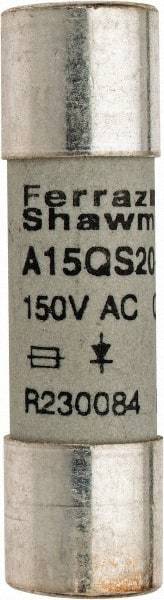 Ferraz Shawmut - 150 VAC/VDC, 20 Amp, Fast-Acting Semiconductor/High Speed Fuse - Clip Mount, 1-1/2" OAL, 100 at AC, 50 at DC kA Rating, 13/32" Diam - Benchmark Tooling