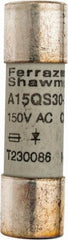 Ferraz Shawmut - 150 VAC/VDC, 30 Amp, Fast-Acting Semiconductor/High Speed Fuse - Clip Mount, 1-1/2" OAL, 100 at AC, 50 at DC kA Rating, 13/32" Diam - Benchmark Tooling