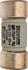 Ferraz Shawmut - 150 VAC/VDC, 45 Amp, Fast-Acting Semiconductor/High Speed Fuse - Clip Mount, 50.8mm OAL, 100 at AC, 50 at DC kA Rating, 13/16" Diam - Benchmark Tooling