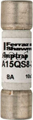 Ferraz Shawmut - 150 VAC/VDC, 8 Amp, Fast-Acting Semiconductor/High Speed Fuse - Clip Mount, 1-1/2" OAL, 100 at AC, 50 at DC kA Rating, 13/32" Diam - Benchmark Tooling