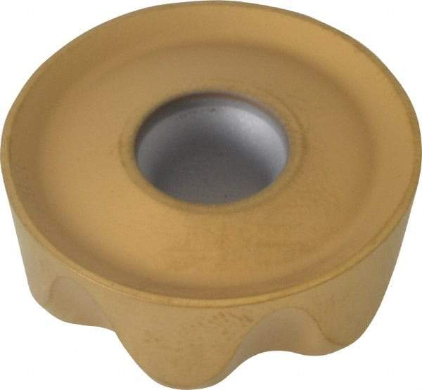 Kennametal - RCGT86 Grade KC725M Carbide Milling Insert - TiN/TiCN/TiN Finish, 0.3748" Thick, 1" Inscribed Circle - Benchmark Tooling