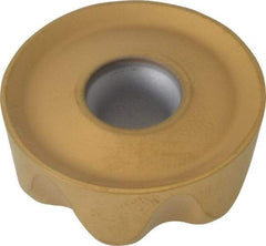 Kennametal - RCGT86 Grade KC725M Carbide Milling Insert - TiN/TiCN/TiN Finish, 0.3748" Thick, 1" Inscribed Circle - Benchmark Tooling