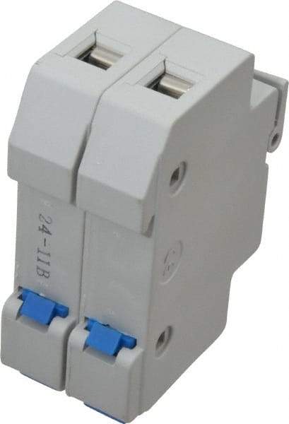 Ferraz Shawmut - 2 Pole, 600 VAC/VDC, 30 Amp, DIN Rail Mount Fuse Holder - Compatible with CC Class, 1.38 Inch Wide Fuse - Benchmark Tooling