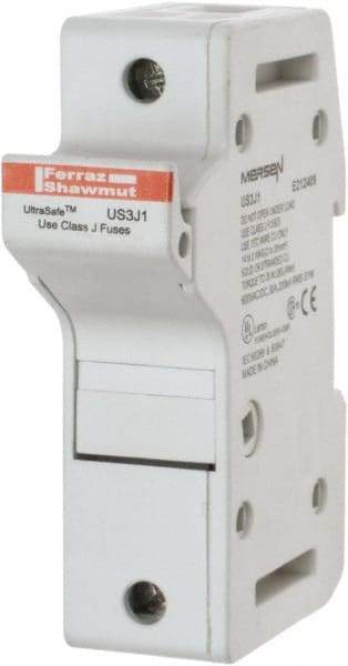 Ferraz Shawmut - 1 Pole, 600 VAC/VDC, 30 Amp, DIN Rail Mount Fuse Holder - Compatible with J Class, 58mm Long x 1.28 Inch Wide and 22mm Diameter Fuse - Benchmark Tooling