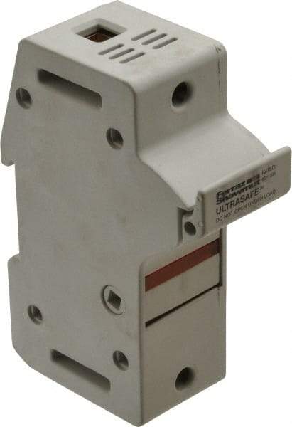 Ferraz Shawmut - 1 Pole, 600 VAC/VDC, 60 Amp, DIN Rail Mount Fuse Holder - Compatible with J Class, 58mm Long x 1.28 Inch Wide and 22mm Diameter Fuse - Benchmark Tooling