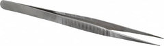 Value Collection - 5-11/16" OAL Diamond Tweezers - Fine Point - Benchmark Tooling