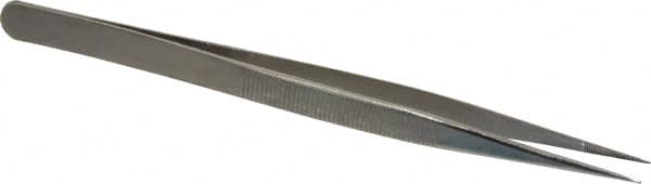 Value Collection - 5-11/16" OAL Diamond Tweezers - Fine Point - Benchmark Tooling