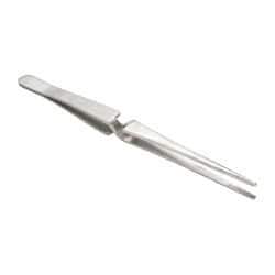 Value Collection - 6-1/2" OAL Stainless Steel Assembly Tweezers - Cross Locking, Fine Point - Benchmark Tooling