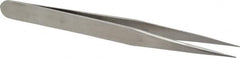 Value Collection - 5" OALmm-SA Precision Tweezers - General Utility, Fine Point, Narrow Shank - Benchmark Tooling