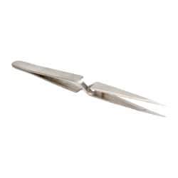 Value Collection - 4-3/4" OAL N1 Reverse Action Tweezers - Fine Point - Benchmark Tooling