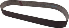 3M - 2" Wide x 48" OAL, 120 Grit, Aluminum Oxide Abrasive Belt - Aluminum Oxide, Fine, Coated, X Weighted Cloth Backing, Series 241D - Benchmark Tooling