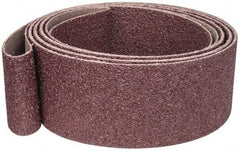 3M - 2" Wide x 118" OAL, 120 Grit, Aluminum Oxide Abrasive Belt - Aluminum Oxide, Coated, Cloth Backing, Series 302D - Benchmark Tooling