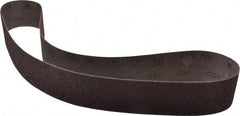 3M - 2-1/2" Wide x 48" OAL, 36 Grit, Aluminum Oxide Abrasive Belt - Aluminum Oxide, Very Coarse, Coated, X Weighted Cloth Backing, Series 341D - Benchmark Tooling