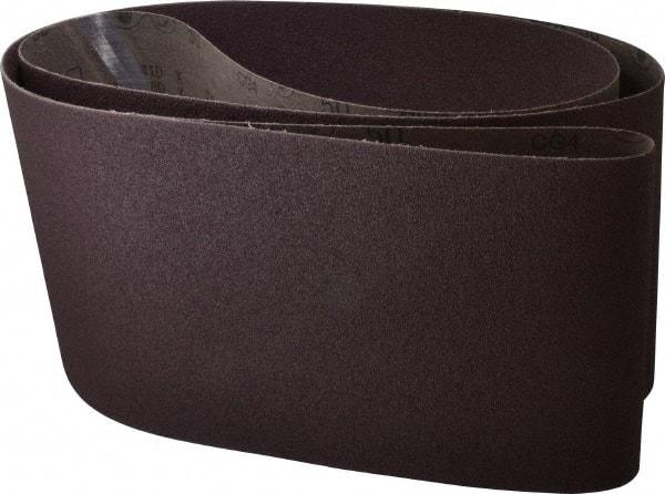 3M - 8" Wide x 107" OAL, 50 Grit, Aluminum Oxide Abrasive Belt - Aluminum Oxide, Coarse, Coated, X Weighted Cloth Backing, Series 341D - Benchmark Tooling