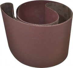 3M - 8" Wide x 107" OAL, 80 Grit, Aluminum Oxide Abrasive Belt - Aluminum Oxide, Medium, Coated, X Weighted Cloth Backing, Series 341D - Benchmark Tooling