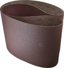 3M - 10" Wide x 70-1/2" OAL, 80 Grit, Aluminum Oxide Abrasive Belt - Aluminum Oxide, Medium, Coated, X Weighted Cloth Backing, Series 341D - Benchmark Tooling