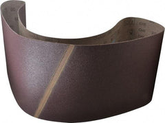 3M - 10" Wide x 70-1/2" OAL, 60 Grit, Aluminum Oxide Abrasive Belt - Aluminum Oxide, Medium, Coated, X Weighted Cloth Backing, Series 341D - Benchmark Tooling