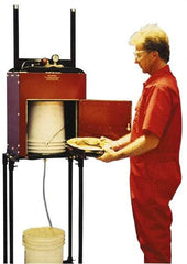 Made in USA - Air Powered Compactor - 13,000 Lb, 44" High x 22" Wide x 21" Deep - Benchmark Tooling