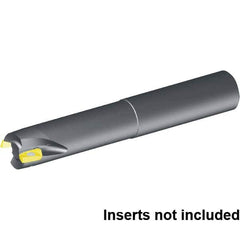 Kennametal - 32mm Cut Diam, 25mm Shank Diam, 107mm OAL, Indexable Square Shoulder End Mill - Cylindrical Shank, 0° Lead Angle - Benchmark Tooling