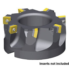 Kennametal - 10" Cut Diam, 2-1/2" Arbor Hole Diam, Indexable Square-Shoulder Face Mill - Benchmark Tooling