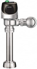 Sloan Valve Co. - 1-1/2" Spud Coupling, 1-1/2" Pipe, Closet Automatic Flush Valve - Dual Flush, 1.6/1.1 Gal per Flush, Metal Cover, Powered by 4 AA Batteries - Benchmark Tooling