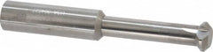 Accupro - 0.36" Cutter Head Diam, 1/32" Flat Width, 2-1/2" OAL, Solid Carbide, Single Right Hand Back Chamfer - Benchmark Tooling