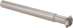 Accupro - 3/8" Cutter Head Diam, 1/32" Flat Width, 2-1/2" OAL, Solid Carbide, Single Right Hand Back Chamfer - Benchmark Tooling