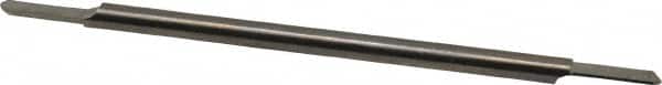 Accupro - 1/8 Inch Diameter, 3 Inch Overall Length, 3/8 Inch Split Length, Solid Carbide, Full Radius Split End Carbide Blank - Double End - Benchmark Tooling