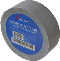 Ability One - 2" x 60 Yds Gray Duct Tape - 9 mil, Rubber Adhesive, Polyethylene Cloth Backing, Series 5640 - Benchmark Tooling